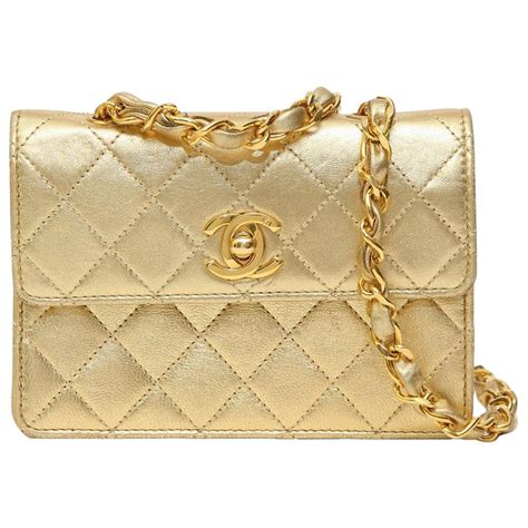 vintage gold chanel bag|Vintage Chanel bags 1970s.